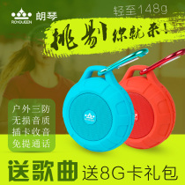  ROYQUEEN LONGQIN T350 Bluetooth audio Mountaineering portable mini speaker Bicycle outdoor plug-in card radio