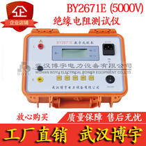 Boyu BY2671E Insulation Resistance tester 5KV Insulation Table 5000V Digital megao Table rocking table