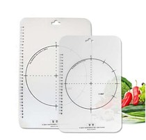 Fruit Cutting board Cutting board Soft Cutting board Curved transparent Fruit Cutting board for raw and cooked with scale Cutting board