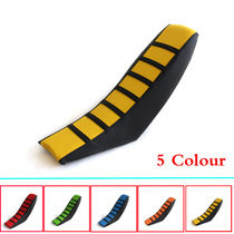 Mountain race cross-country motorcycle 150-250 modified universal non-slip waterproof cushion leather case color seat cover accessories
