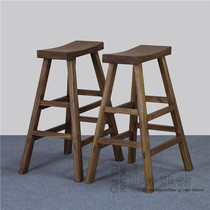 Old Elm furniture solid wood bar stool old elm bar stool bar stool bar stool high foot stool