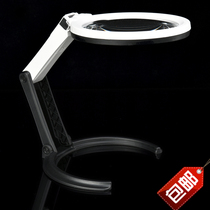 6 to 10x Pluggable Foldable Desktop Maintenance Reading Magnifier with LED light Handheld Magnifier