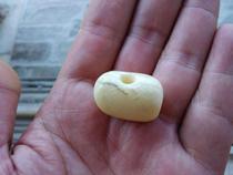 The Qing dynasty bone carving Buddha head tee