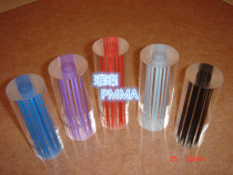 Plexiglass acrylic line bar pmma straight bar Custom round bar Showcase decorative column Plexiglass rod