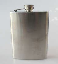 Wine jug Stainless steel frosted wine jug Portable 8 oz wine jug hip flask