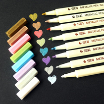 City Plus City handmade diy album commemorative album pen accessories tools Black card album album pen Creative metal pen