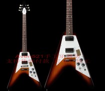 Customized Gibsons Benchmark 67 Flying V electric guitar