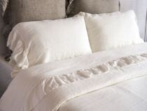 Hemp four-piece flax four-piece original white hemp linen four-piece set