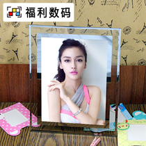 Imitation crystal frame 8 inch glass frame frame for children wedding frame certificate rack