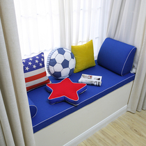 Customized royal blue simple modern Nordic floating window mat bedroom childrens room decoration window mat tatami mat mat