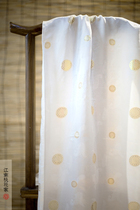 (Jin Yuanyuan)Silk-woven gold fabric Hanfu fabric draped silk Hanfu custom Jiangnan Taohua home