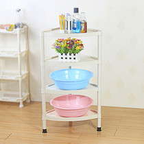 rangec Hualin triangle four plastic shelf washstand angle brackets plastic storage rack