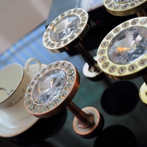 (Eschamps Curtain) Curtains Hooks wall hooks Curtain Hanging ball Rope Buckle Accessories Tie Hook Stainless Steel Crystal Umbrella Type