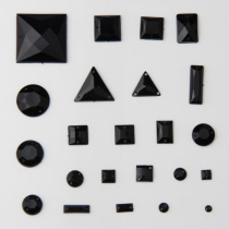 Black Hand Stitch Drill Flat Bottom Drill Ornaments Accessories Shoes Wear Beauty Material Accessories Wedding Dresses Diamond Hand Stitches