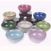 Ice Cracking Glazed Kung Fu Ceramic Tea Tea Tea Cup Rohan Pint Cup Pleasant Purple Sand Suit Manufacturer Promotion