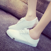 2021 New Korean version of Joker small white shoes canvas shoes womens shoes flat cloth shoes students summer thin board shoes