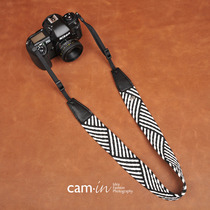 cam-in braided series professional fashion camera back strap universal interface cam8678