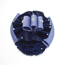 Hairnet Career Head Flower Network Nurse Disc Hair South Korea Flight Attendant Brief Female work Working head Flower butterfly knot flowers