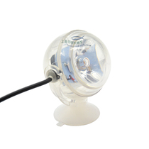 Fish tank small spotlight LED night light waterproof lighting diving bulb 1W mini aquarium red golden dragon fish color changing light