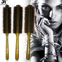 Hairdressing Supplies New Pig Mane Hair Combed Comb Pear Flower Head Styling Roll Comb Blow Straight Hair Curly Hair Special Round Comb