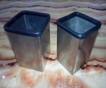 Battle chaos leather hand-to-hand stainless steel trapezoidal square mold dumpling skin mold dumpling skin barrel mold bun skin