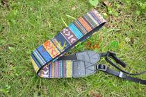 Fuji Canon Nikon Pentax Sony micro-single ethnic wind lanyard strap SLR camera shoulder strap camera strap