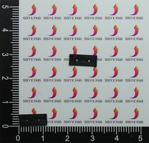 49s crystal vibration gasket anti-vibration gasket Crystal gasket insulating gasket Black (50 pieces)