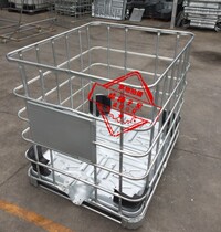  Brand new IBC ton barrel frame 1000L plastic barrel iron frame liquid packaging barrel Container ton barrel frame accessories