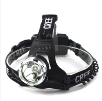 Outdoor led ultra bright rechargeable with lithium electric T6 flashlight fishing intense light mini head lamp