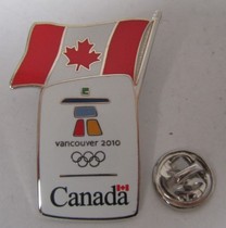 2010 Vancouver Winter Games Badge of Canadian Delegation Badge