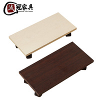 Computer main support mobile rack desktop main chassis pulley pallet simple household bracket base tray Wood