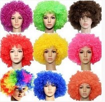 Explosive head wig curly hair set Party party party bar Carnival Entertainment funny exaggerated performance props