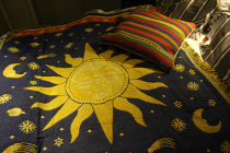 American country vintage British style line blanket Sofa towel dustproof mat Carpet Sofa cushion Sofa cover fabric cotton