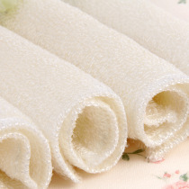 Bamboo fiber dishwashing cloth absorbent cleaning decontamination baijie strong oil-free double kitchen household dishwashing towel