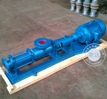 G type screw pump G35-1 sludge degree screw pump thick slurry pump filter press feeding pump stainless steel screw pump