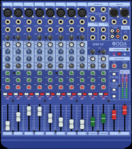 MIDAS Midas DDA DM12 DM16 Analog mixer Built-in MIDAS speaker licensed