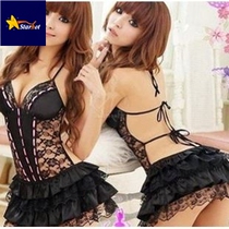 Sexy underwear women lace lingerie love nightgown lady