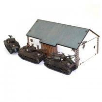 Little Wheat Record Wood Scene 15mm 1:100 fow ps take the battle of World War II stables