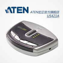 ATEN 4-port USB printer Sharer 4 in 1 out computer USB automatic switch US421A
