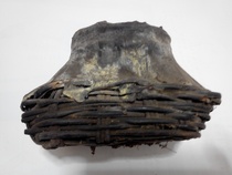 Qing Dynasty Wheel Wuxi Wuxi basket basket Folk collection old objects Antiquities Miscellaneous Package