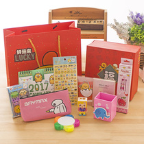 Childrens Day gift childrens school gift package childrens cartoon 10-piece stationery set Wholesale gift box prizes