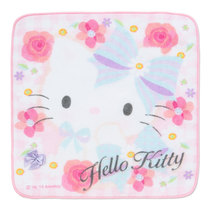 Japan SanrioHello Kitty cotton handkerchief towel (flower)