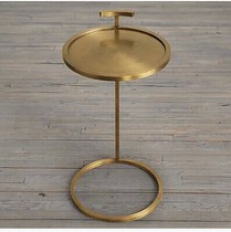 Nordic simple bedside mobile table wrought iron corner a few bedroom coffee table modern marble living room sofa side a few