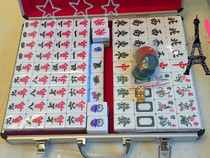 Export custom Malaysia three-person Lai West Asia Singapore Southeast Asia four-person cartoon household Mahjong