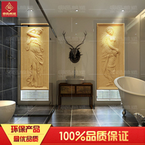 Artificial sandstone relief wall decoration cultural stone three-dimensional custom sandstone hotel large background wall small bath map