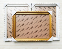 A4 A3 16 inch solid wood license photo frame photo frame European frame old man portrait photo frame