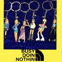 The small treasure of the pendant industry-Riman retro modern 3D resin girl keychain