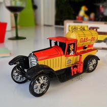 Rare Iron City -80 After Recolling Clockwork Iron Toy Outlet Classic Nostalgia Collection-Oil Tank Car