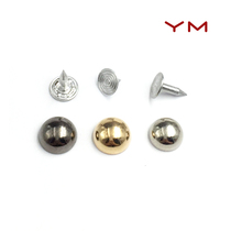 Rivet buckle hemispherical decorative metal bag accessories accessories mushroom shape womens shoe face rivet buckle