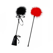 Womens flirting feathers spats male hands front play training couples life sex toys alternative toys